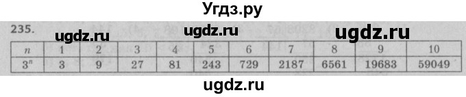 ГДЗ (Решебник №2 к учебнику 2017) по математике 5 класс Герасимов В.Д. / глава 1. упражнение / 235