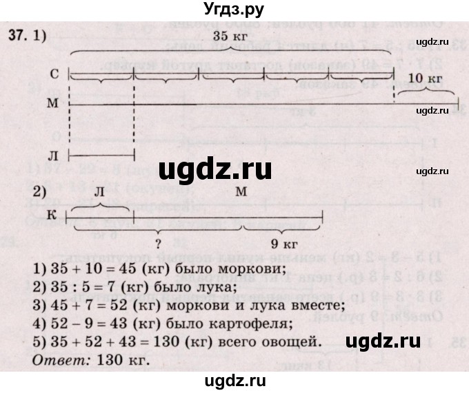 ГДЗ (Решебник №2 к учебнику 2020) по математике 5 класс Герасимов В.Д. / глава 1. упражнение / 37