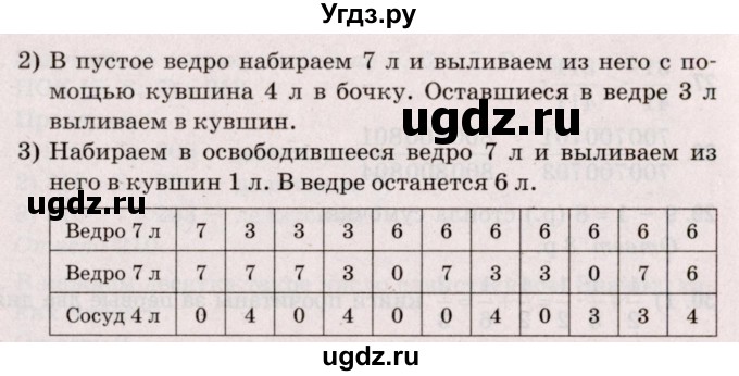 ГДЗ (Решебник №2 к учебнику 2020) по математике 5 класс Герасимов В.Д. / логическая задача / 5(продолжение 2)