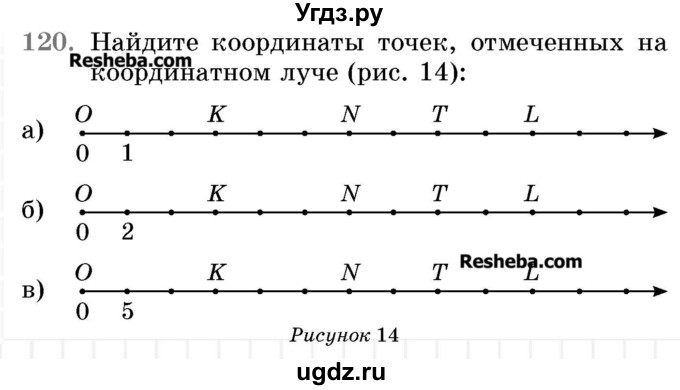 ГДЗ (Учебник 2017) по математике 5 класс Герасимов В.Д. / глава 1. упражнение / 120