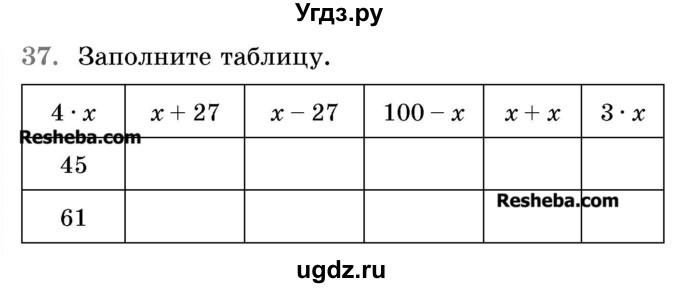ГДЗ (Учебник 2017) по математике 5 класс Герасимов В.Д. / глава 2. упражнение / 37
