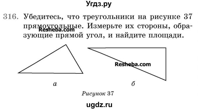 ГДЗ (Учебник 2017) по математике 5 класс Герасимов В.Д. / глава 3. упражнение / 316