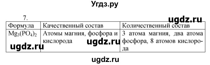 ГДЗ (Решебник №1) по химии 7 класс И. Е. Шиманович / вопросы и задания / § 9 номер / 7