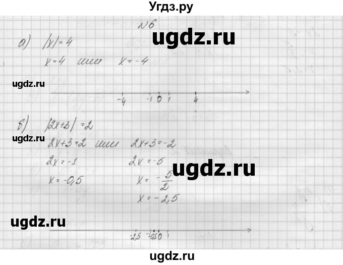 ГДЗ (Решебник) по алгебре 7 класс (дидактические материалы, к учебнику Мордкович) Попов М.А. / самостоятельная работа №2 / вариант 2 / 6