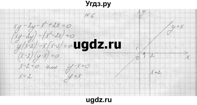 ГДЗ (Решебник) по алгебре 7 класс (дидактические материалы, к учебнику Мордкович) Попов М.А. / самостоятельная работа №31 / вариант 2 / 6