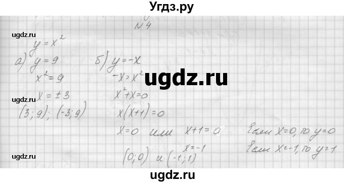 ГДЗ (Решебник) по алгебре 7 класс (дидактические материалы, к учебнику Мордкович) Попов М.А. / самостоятельная работа №36 / вариант 1 / 4