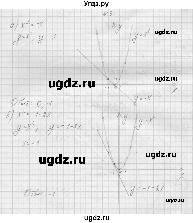 ГДЗ (Решебник) по алгебре 7 класс (дидактические материалы, к учебнику Мордкович) Попов М.А. / самостоятельная работа №37 / вариант 2 / 3