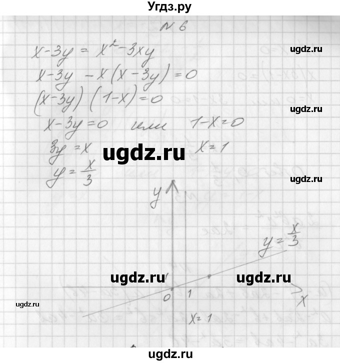 ГДЗ (Решебник) по алгебре 7 класс (дидактические материалы, к учебнику Мордкович) Попов М.А. / контрольная работа №7 / вариант 1 / 6