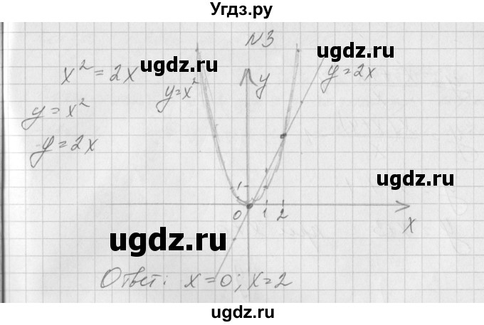 ГДЗ (Решебник) по алгебре 7 класс (дидактические материалы, к учебнику Мордкович) Попов М.А. / контрольная работа №8 / вариант 1 / 3