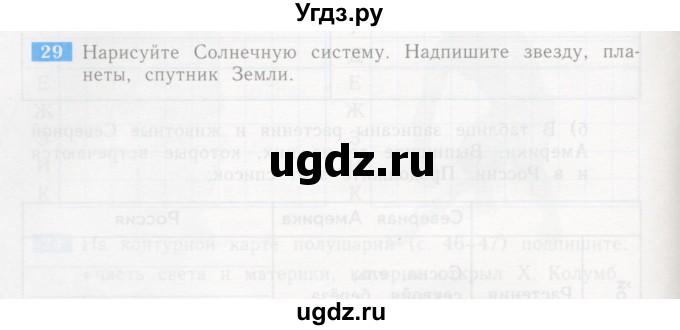 ГДЗ (Учебник) по окружающему миру 4 класс (рабочая тетрадь) Дмитриева Н.Я. / упражнение номер / 29