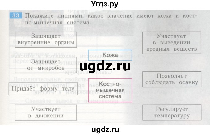 ГДЗ (Учебник) по окружающему миру 4 класс (рабочая тетрадь) Дмитриева Н.Я. / упражнение номер / 33