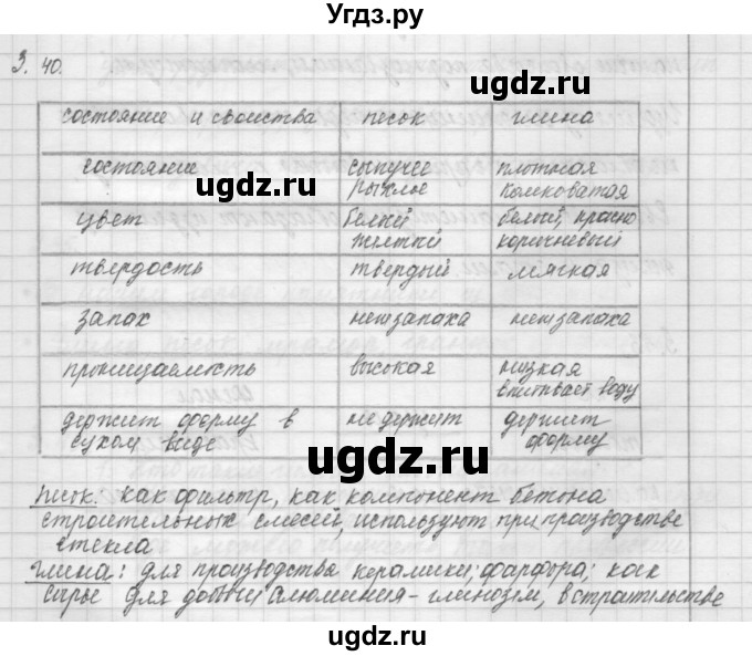 ГДЗ (Решебник) по окружающему миру 4 класс (рабочая тетрадь) Дмитриева Н.Я. / упражнение номер / 40