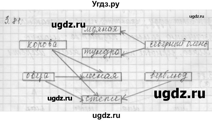 ГДЗ (Решебник) по окружающему миру 4 класс (рабочая тетрадь) Дмитриева Н.Я. / упражнение номер / 81