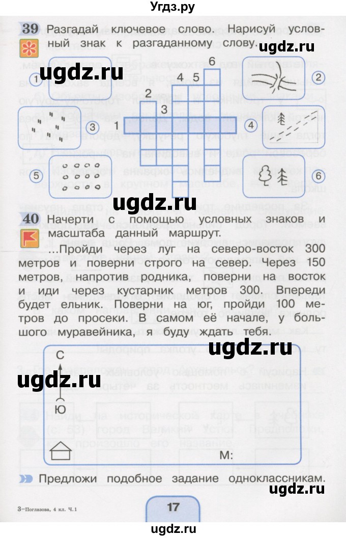 ГДЗ (Тетрадь 2016) по окружающему миру 4 класс (рабочая тетрадь) О.Т. Поглазова / часть 1. страница / 17