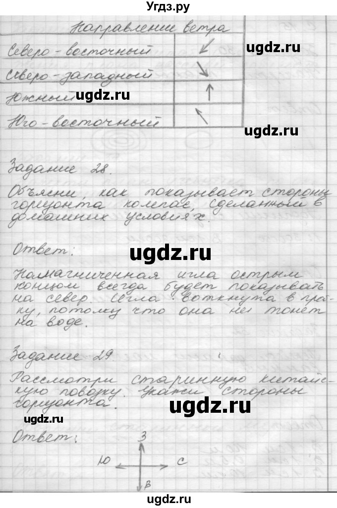 ГДЗ (Решебник 2016) по окружающему миру 4 класс (рабочая тетрадь) О.Т. Поглазова / часть 1. страница / 14(продолжение 2)