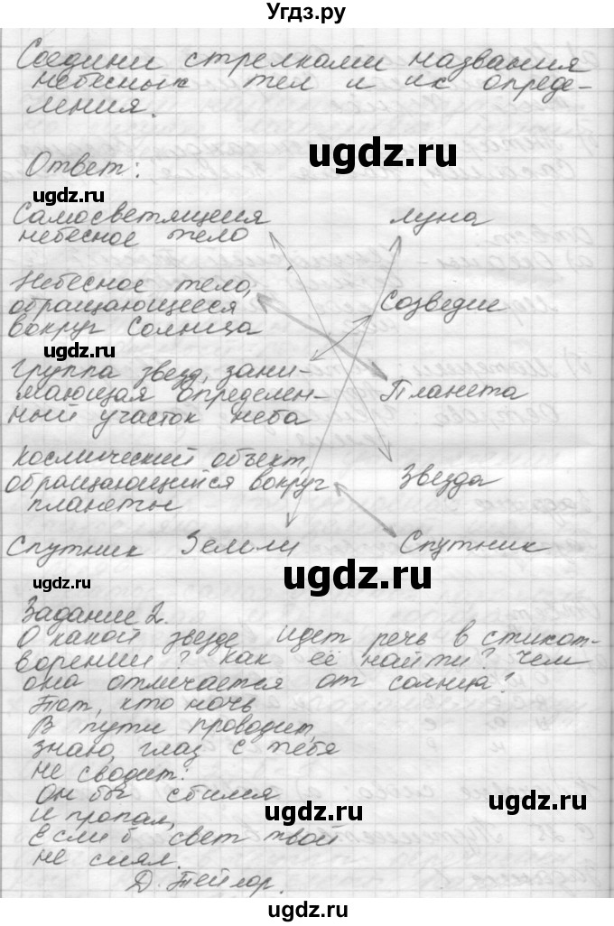 ГДЗ (Решебник 2016) по окружающему миру 4 класс (рабочая тетрадь) О.Т. Поглазова / часть 1. страница / 25(продолжение 2)