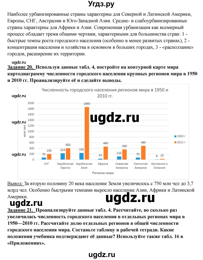 ГДЗ (Решебник) по географии 10 класс В.П. Максаковский / тема номер / 3(продолжение 8)