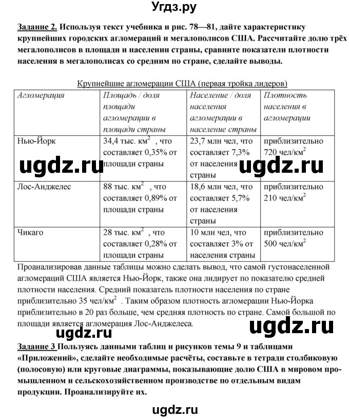 ГДЗ (Решебник) по географии 10 класс В.П. Максаковский / тема номер / 9(продолжение 3)