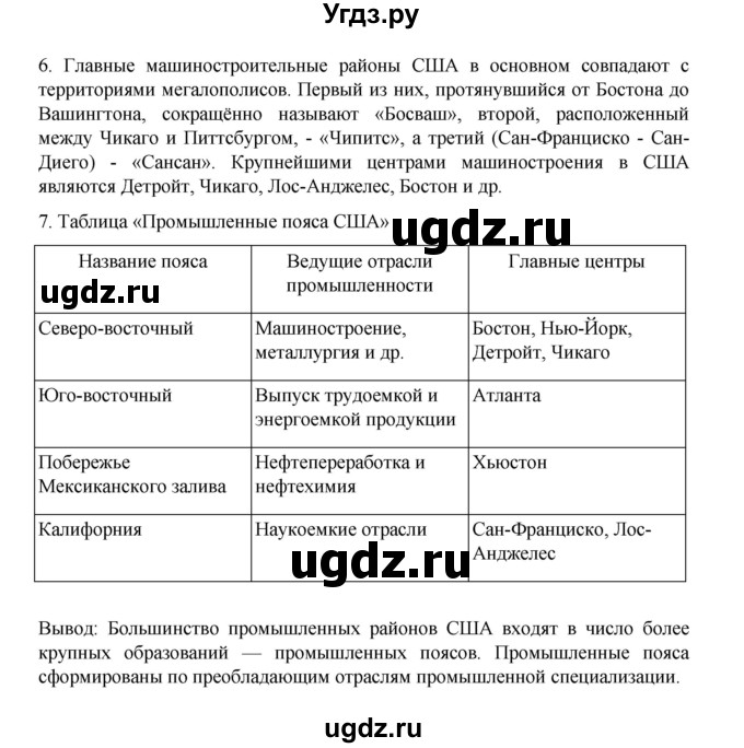 ГДЗ (Решебник 2022) по географии 10 класс В.П. Максаковский / страница / 332(продолжение 2)
