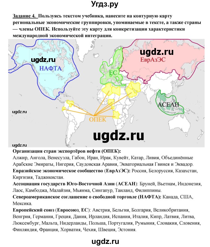 ГДЗ (Решебник 2017) по географии 10 класс В.П. Максаковский / страница / 126(продолжение 3)