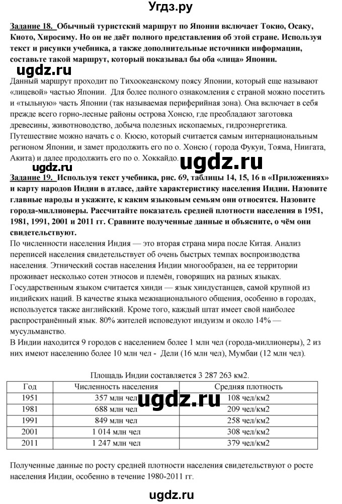 ГДЗ (Решебник 2017) по географии 10 класс В.П. Максаковский / страница / 279(продолжение 4)
