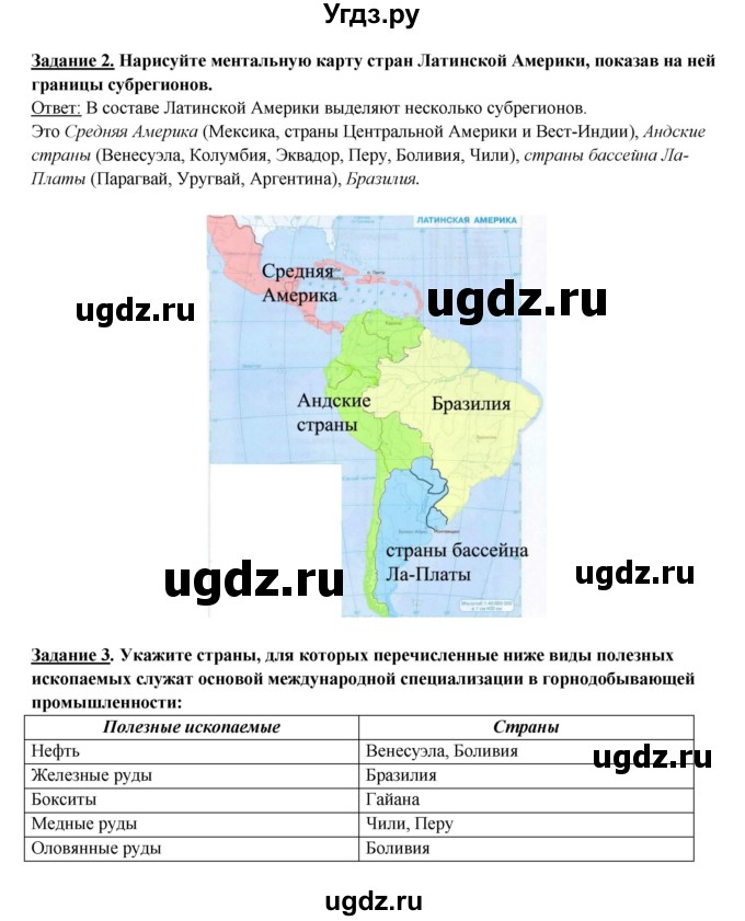 ГДЗ (Решебник 2017) по географии 10 класс В.П. Максаковский / страница / 354(продолжение 2)