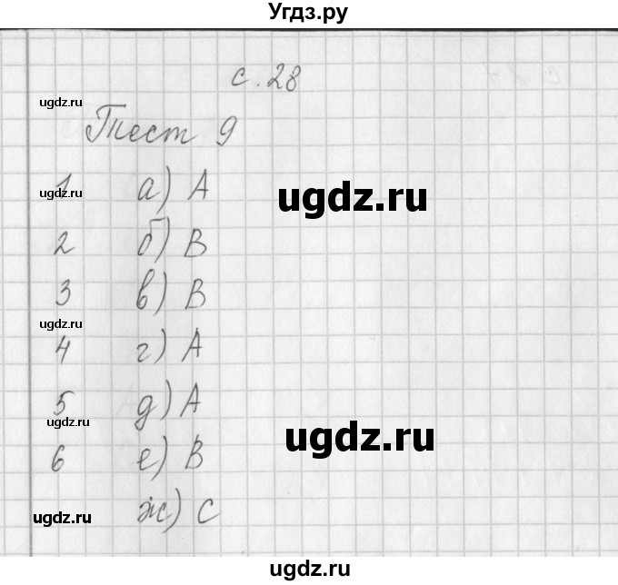 ГДЗ (Решебник) по математике 3 класс (рабочая тетрадь) Башмаков М.И. / часть 2. страница / 28