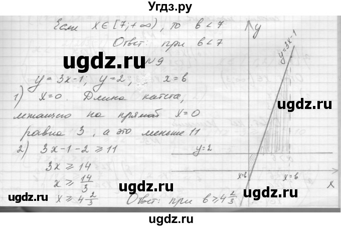 ГДЗ (Решебник) по алгебре 8 класс (дидактические материалы) Звавич Л.И. / самостоятельные работы. вариант 1 / С-30 / 9