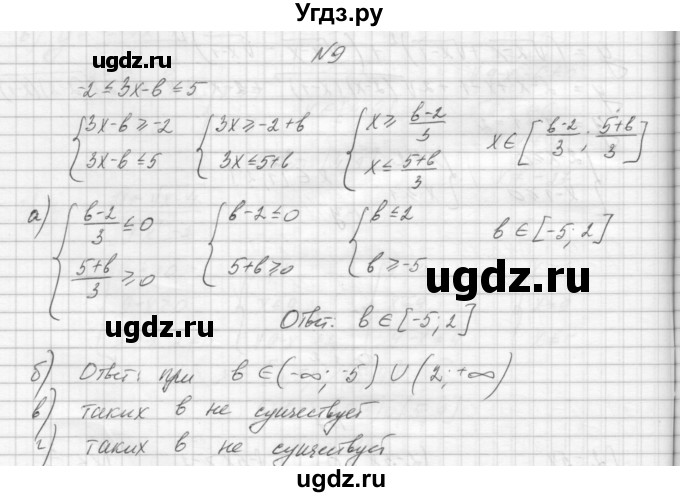 ГДЗ (Решебник) по алгебре 8 класс (дидактические материалы) Звавич Л.И. / самостоятельные работы. вариант 2 / С-32 / 9