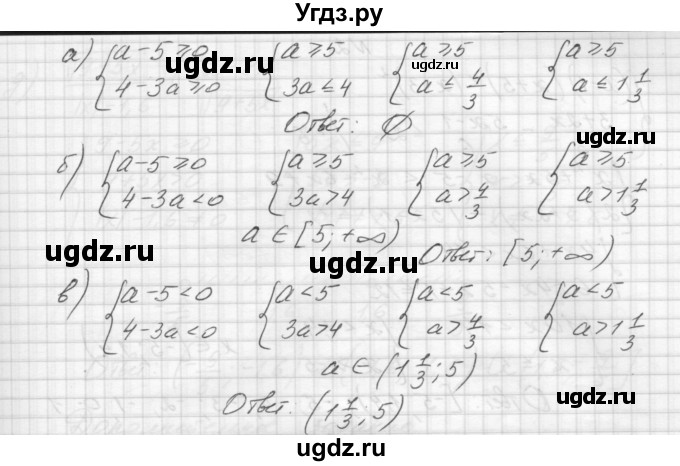 ГДЗ (Решебник) по алгебре 8 класс (дидактические материалы) Звавич Л.И. / контрольные работы / К-9 / подготовительный вариант / 4(продолжение 2)