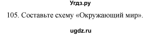 ГДЗ (Решебник) по окружающему миру 2 класс (рабочая тетрадь) Н.Я. Дмитриева / упражнение номер / 105