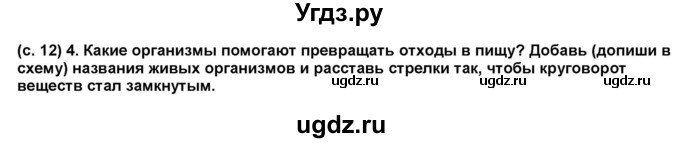 ГДЗ (Решебник) по окружающему миру 3 класс (рабочая тетрадь) Вахрушев А.А. / часть 1 (страница) / 12