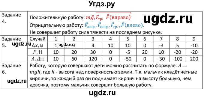 ГДЗ (Решебник) по физике 7 класс (рабочая тетрадь) Грачев А.В. / параграф-№ / 40(продолжение 2)