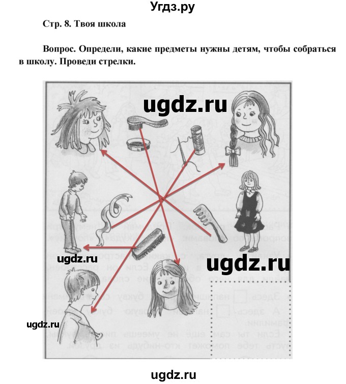 ГДЗ (Решебник) по окружающему миру 1 класс (рабочая тетрадь) Ивченкова Г.Г. / часть 1. страница номер / 8