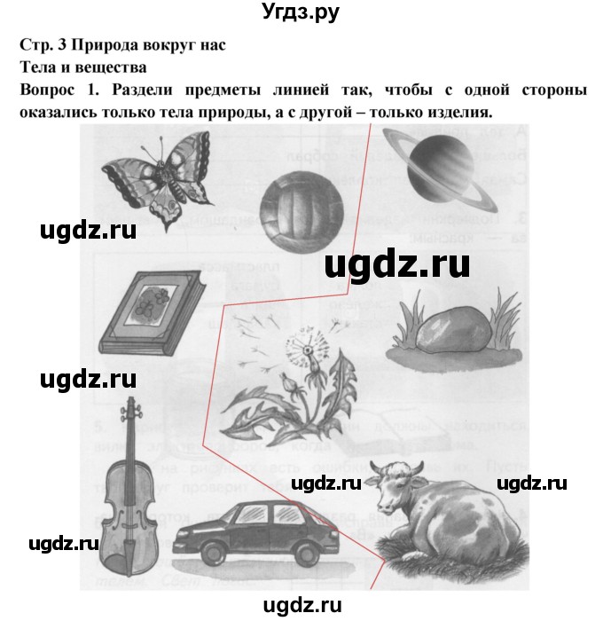ГДЗ (Решебник) по окружающему миру 2 класс (рабочая тетрадь) Ивченкова Г.Г. / тетрадь №2. страница / 3
