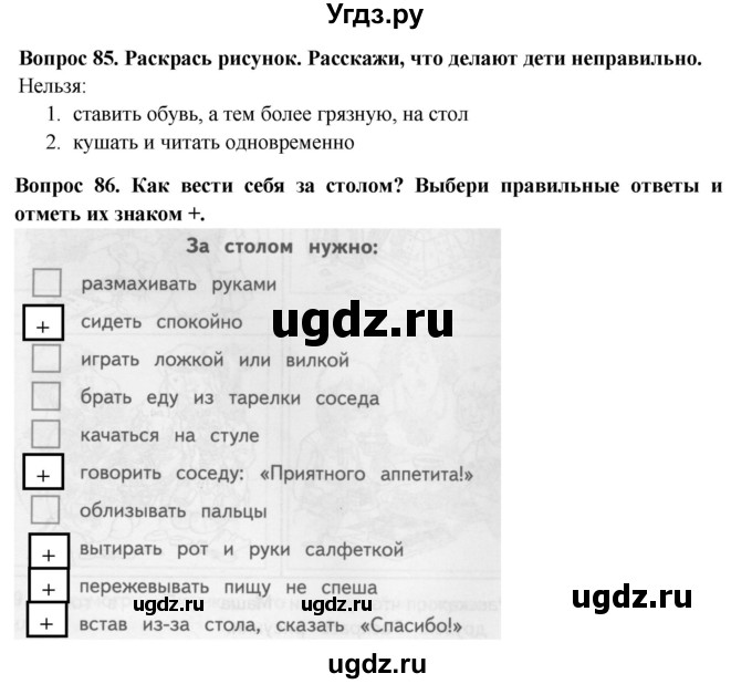 ГДЗ (Решебник) по окружающему миру 2 класс (рабочая тетрадь) Ивченкова Г.Г. / тетрадь №2. страница / 53