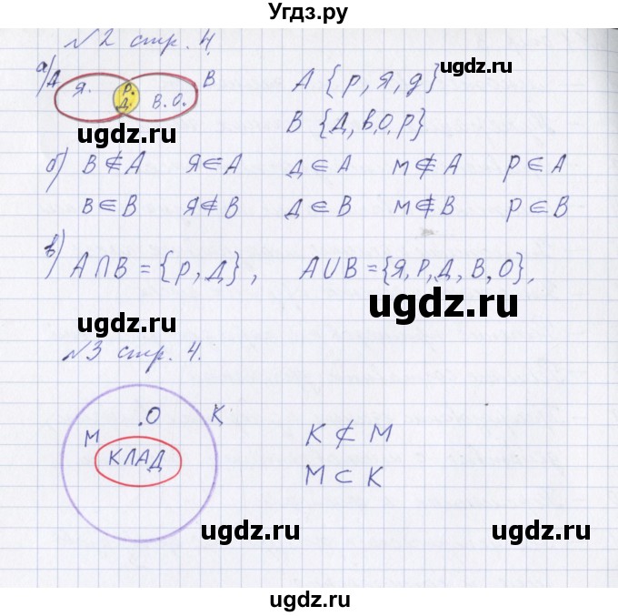 ГДЗ (Решебник 2017) по математике 4 класс (рабочая тетрадь) Петерсон Л.Г. / часть 1. страница / 4