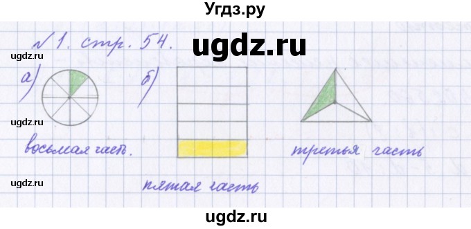 ГДЗ (Решебник 2017) по математике 4 класс (рабочая тетрадь) Петерсон Л.Г. / часть 1. страница / 54