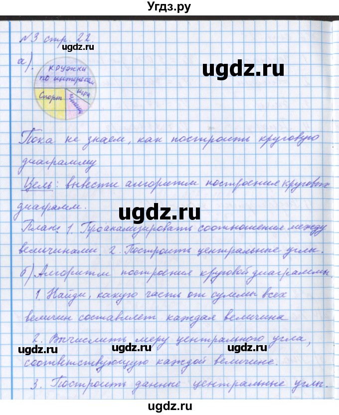 ГДЗ (Решебник 2017) по математике 4 класс (рабочая тетрадь) Петерсон Л.Г. / часть 3. страница / 22(продолжение 2)