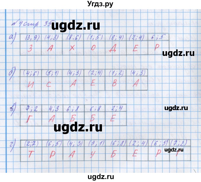 ГДЗ (Решебник 2017) по математике 4 класс (рабочая тетрадь) Петерсон Л.Г. / часть 3. страница / 35