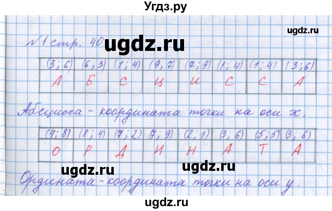 ГДЗ (Решебник 2017) по математике 4 класс (рабочая тетрадь) Петерсон Л.Г. / часть 3. страница / 40