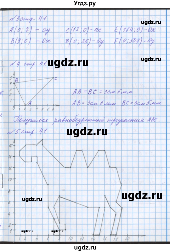 ГДЗ (Решебник 2017) по математике 4 класс (рабочая тетрадь) Петерсон Л.Г. / часть 3. страница / 41