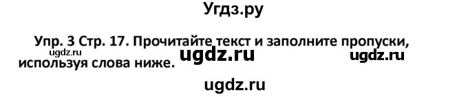 ГДЗ (Решебник) по английскому языку 10 класс (рабочая тетрадь New Millennium) Гроза О.Л. / страница номер / 17