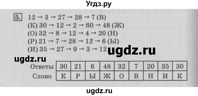 ГДЗ (Решебник №3 к старой тетради) по математике 3 класс (рабочая тетрадь) Дорофеев Г.В. / часть 1. страницы / 71