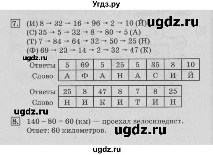 ГДЗ (Решебник №3 к старой тетради) по математике 3 класс (рабочая тетрадь) Дорофеев Г.В. / часть 2. страницы / 68