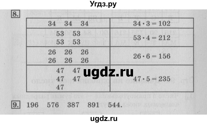 ГДЗ (Решебник №3 к старой тетради) по математике 3 класс (рабочая тетрадь) Дорофеев Г.В. / часть 2. страницы / 88