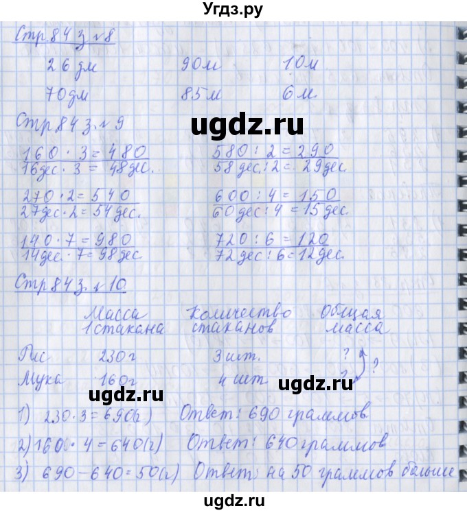 ГДЗ (Решебник 2017 №1) по математике 3 класс (рабочая тетрадь) Дорофеев Г.В. / часть 2. страницы / 84