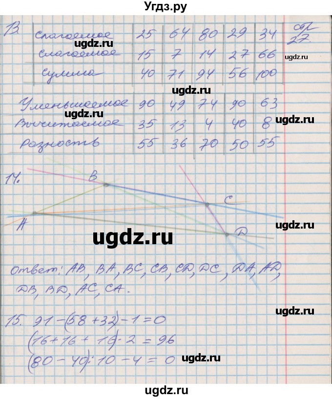 ГДЗ (Решебник 2017 №2) по математике 3 класс (рабочая тетрадь) Дорофеев Г.В. / часть 1. страницы / 27(продолжение 2)