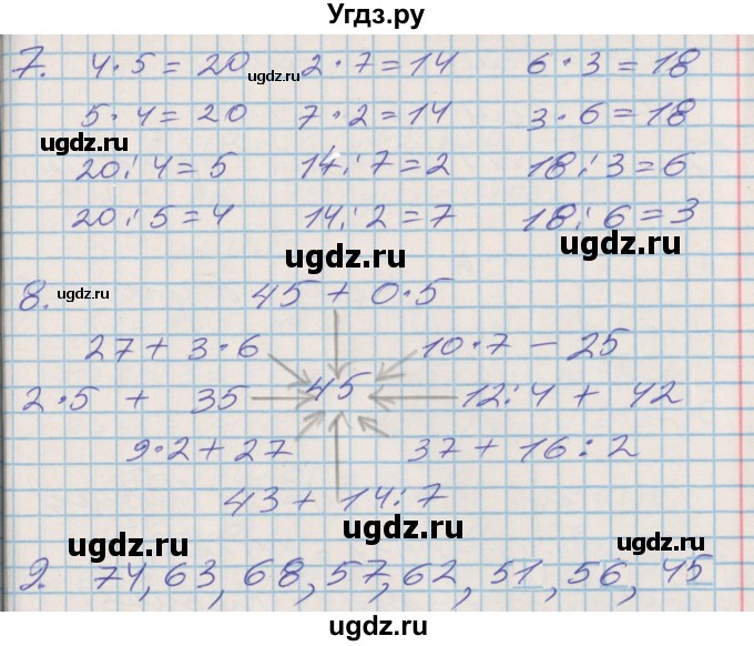 ГДЗ (Решебник 2017 №2) по математике 3 класс (рабочая тетрадь) Дорофеев Г.В. / часть 1. страницы / 34(продолжение 2)