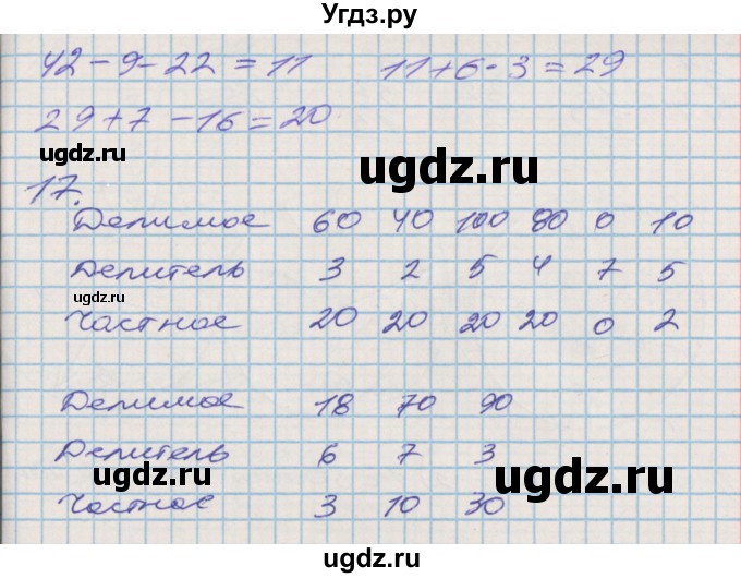 ГДЗ (Решебник 2017 №2) по математике 3 класс (рабочая тетрадь) Дорофеев Г.В. / часть 1. страницы / 54(продолжение 2)